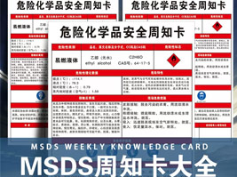 危險（xiǎn）化（huà）學品安全周知卡